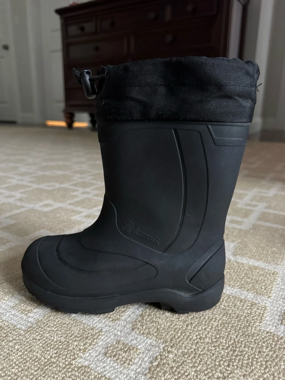 Kamik Kids Snobuster Waterproof Insulated Winter Snow Boots Black 12 Toddler